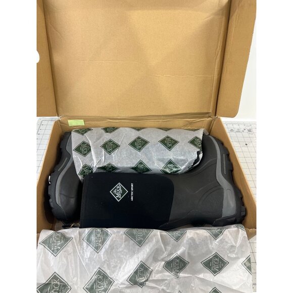 Men’s Muck Arctic Sport Tall Waterproof Insulated Boots Sz. 11 Black New - Picture 8 of 10